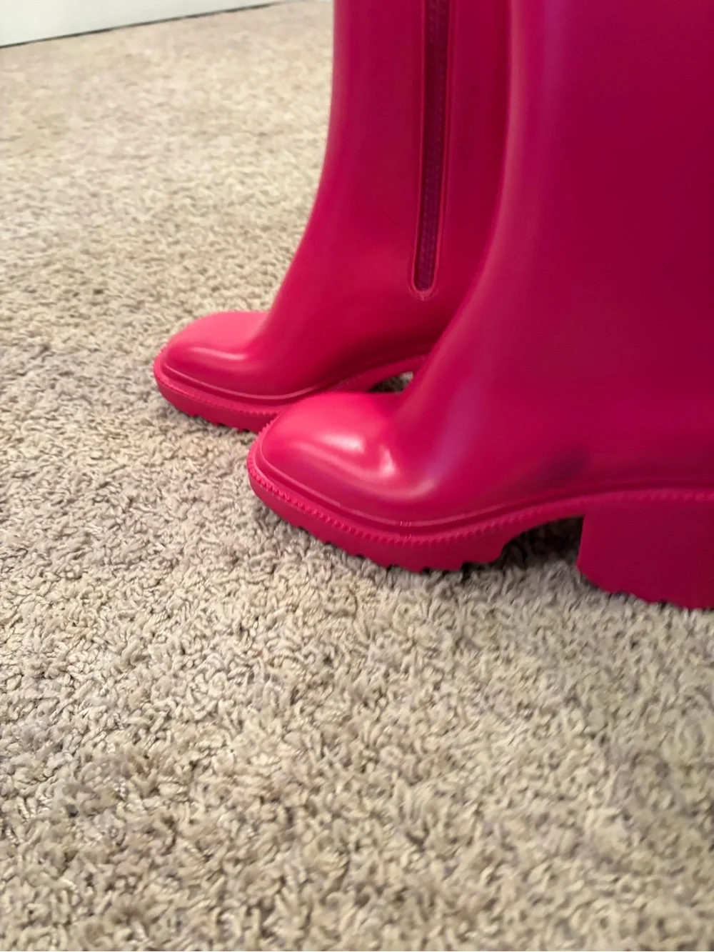 INC International Concepts Fuchsia Mid-Calf Rain Boots